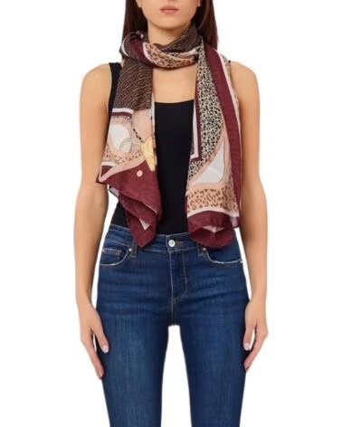 FULAR DE MUJER LIU JO ANIMALIER RED AUB VARIOS COLORES