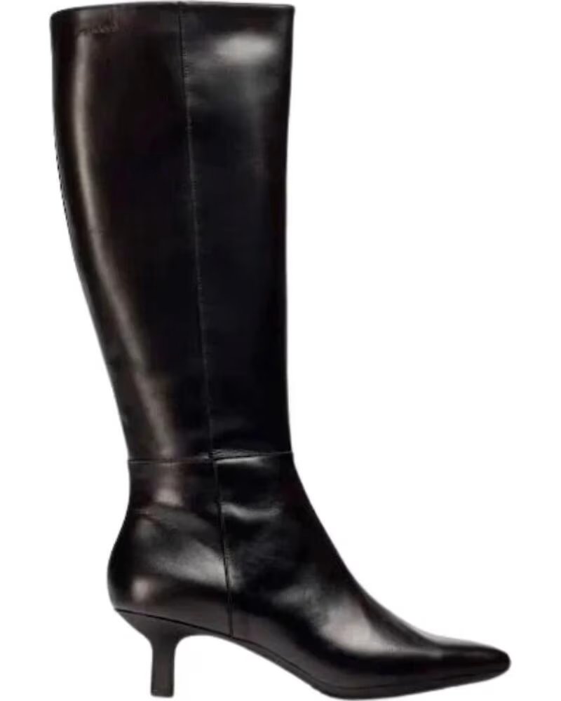 WONDERS STIVALE ALTO FLEXFIT 21 TACCO 5 CM NERO NEGRO