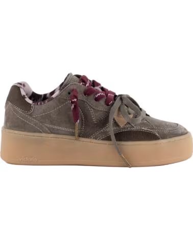 VICTORIA SCARPE SNEAKERS TURIN SCAMOSCIATO DETTAGLI 1265105 KAKI