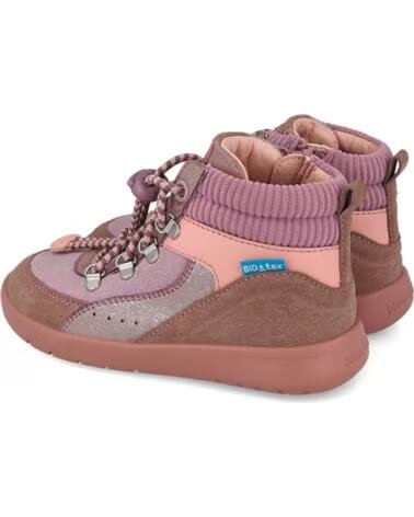 BIOMECANICS BOTTINE FILLE BAREFOOT 261246 CROÛTE DE CUIR ORCHIDA ORCHIDA907