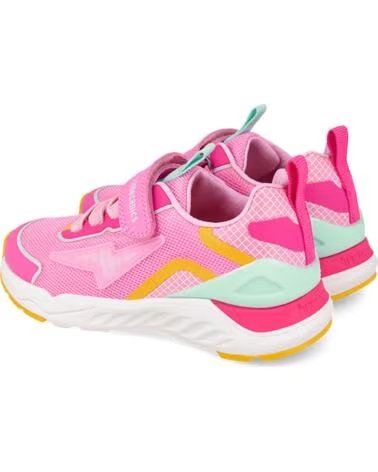BIOMECANICS BASKETS FILLE 261271G SNEAKERS ÉLASTIQUES FERMETURE AUTO-ADHÉRENTE ROSAB032
