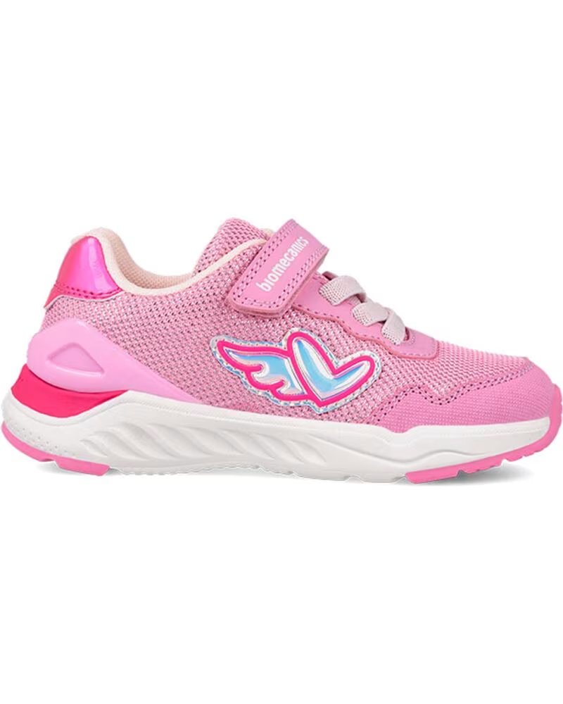 BIOMECANICS DEPORTIVA PARA NIÑA 261273 SNEAKER ELÁSTICOS CON CIERRE AUTOADHERENTE ROSAB032