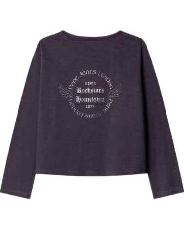 PEPE JEANS CAMISETA MANGA LARGA NIÑA GRIS