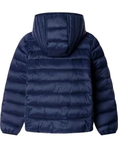 PEPE JEANS CAPPOTTO IMBOTTITO CON CAPPUCCIO DA RAGAZZO AZUL