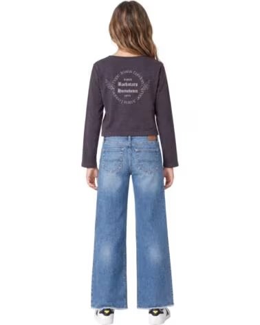 PEPE JEANS CAMISETA MANGA LARGA NIÑA GRIS