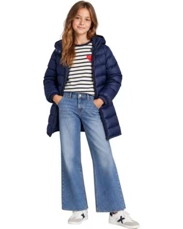 PEPE JEANS NINA GESTEPPTE JACKE MIT KAPUZE AZUL