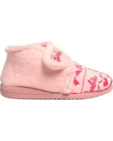 MARPEN ZAPATILLAS DE ESTAR POR CASA NIÑA BARBIE ABOTINADAS ROSA