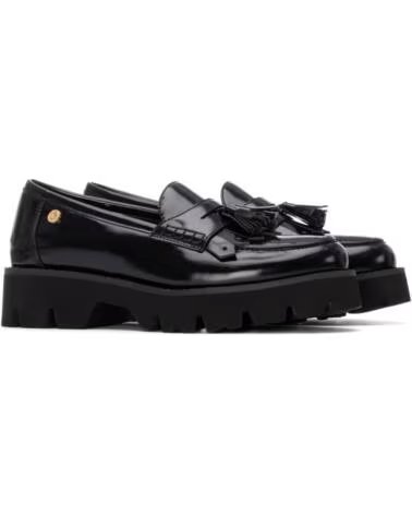 XTI Mocasines 144677-Negro en negro para mujer NEGRO