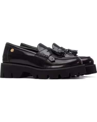 XTI MOCCASINS 144677 AVEC GLANDS ET PLATEFORME BORDEAUX BURDEOS
