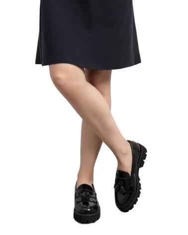 XTI Mocasines 144677-Negro en negro para mujer NEGRO