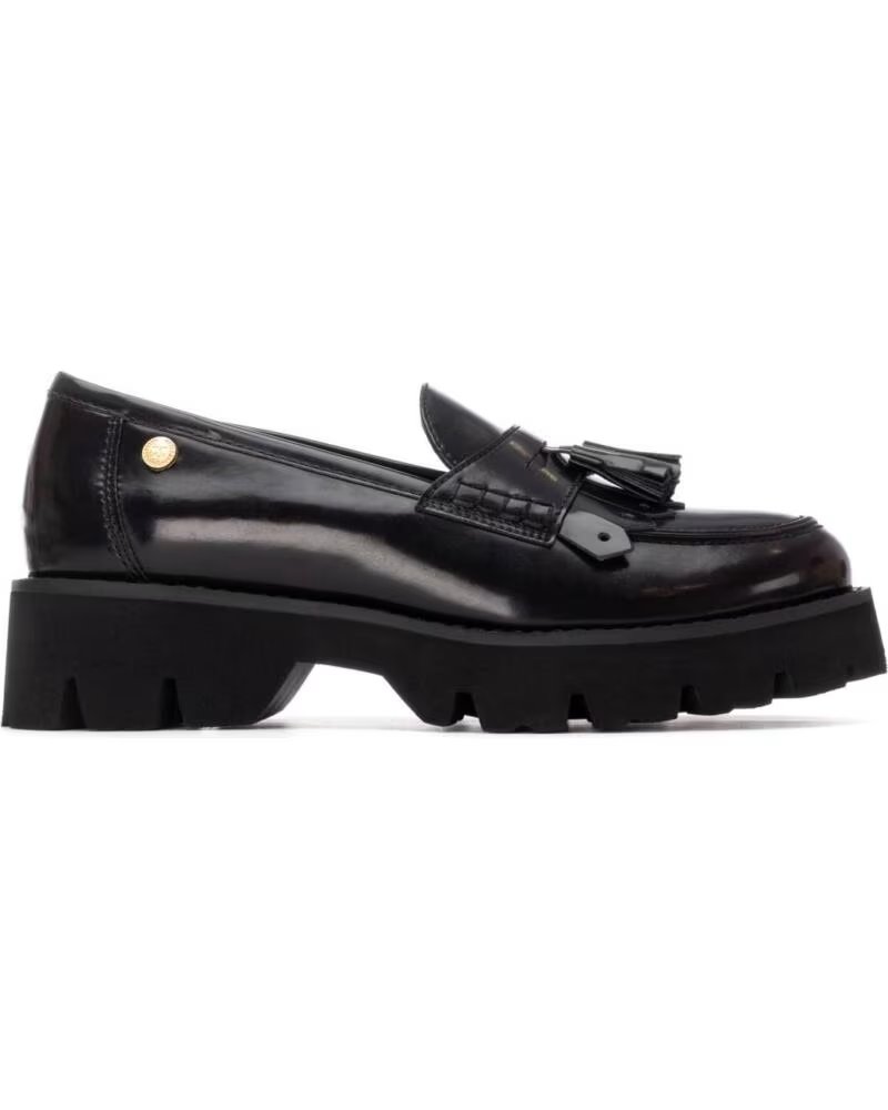 XTI MOCCASINS 144677 AVEC GLANDS ET PLATEFORME BORDEAUX BURDEOS