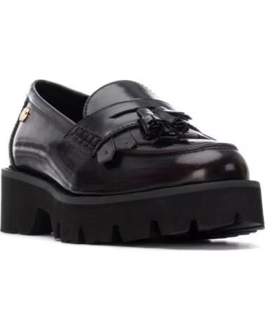 XTI MOCCASINS 144677 AVEC GLANDS ET PLATEFORME BORDEAUX BURDEOS