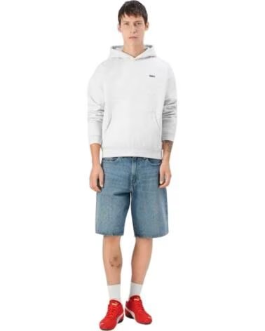 OBEY SUDADERA BOLD ICON EXTRA HEAVY HOOD ASH GREY