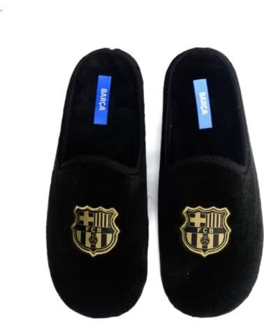 MARPEN PANTOFOLA FC BARCELONA VULCANIZZATA NERA NEGRO