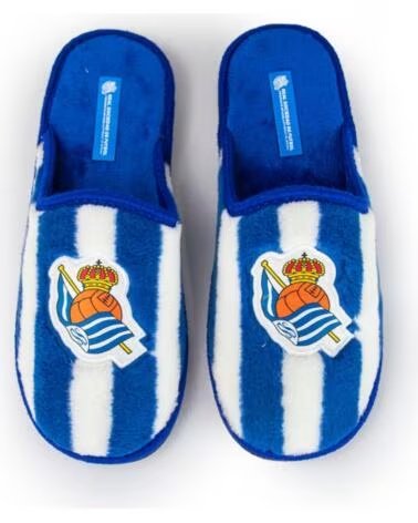 MARPEN CHAUSSURE D´INTÉRIEUR REAL SOCIEDAD SEMELLE LÉGÈRE BLEU ET BLANC AZUL-BLANCO