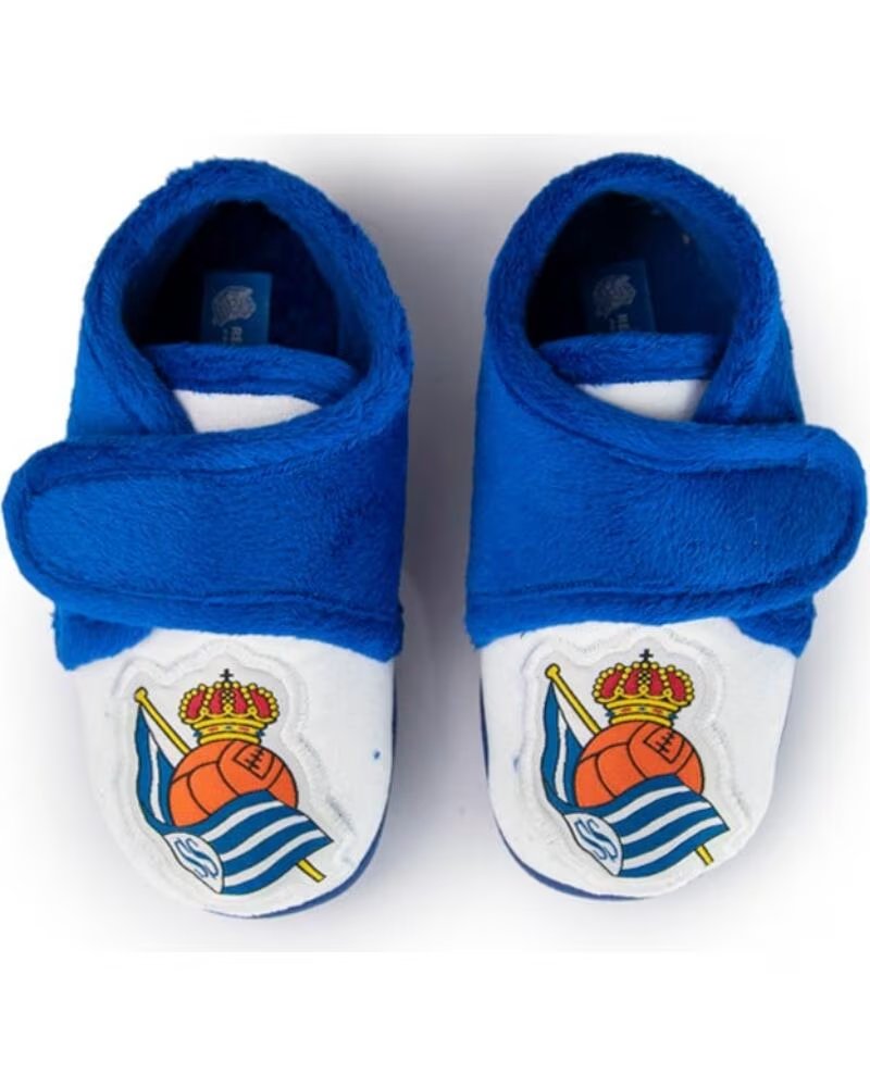 MARPEN CHAUSSURE D´INTÉRIEUR REAL SOCIEDAD ENFANT BLEU BLANC AZUL-BLANCO