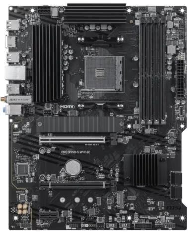 MSI Placa base pro b550 - s wifi6e ddr4 am4 atx - 4x ddr4