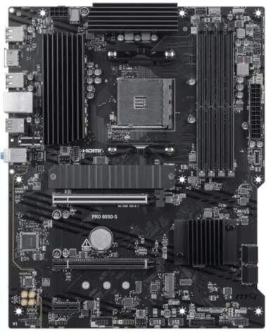MSI Placa base pro b550 - s ddr4 am4 atx - 4x ddr4