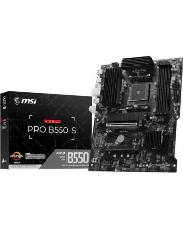 MSI Placa base pro b550 - s ddr4 am4 atx - 4x ddr4