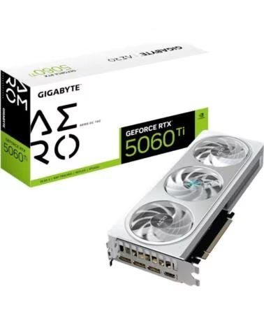 GIGABYTE Tarjeta grafica rtx 5060 ti aero oc 16gb gddr7 - 3x dp - 1x hdmi pci express 5 0