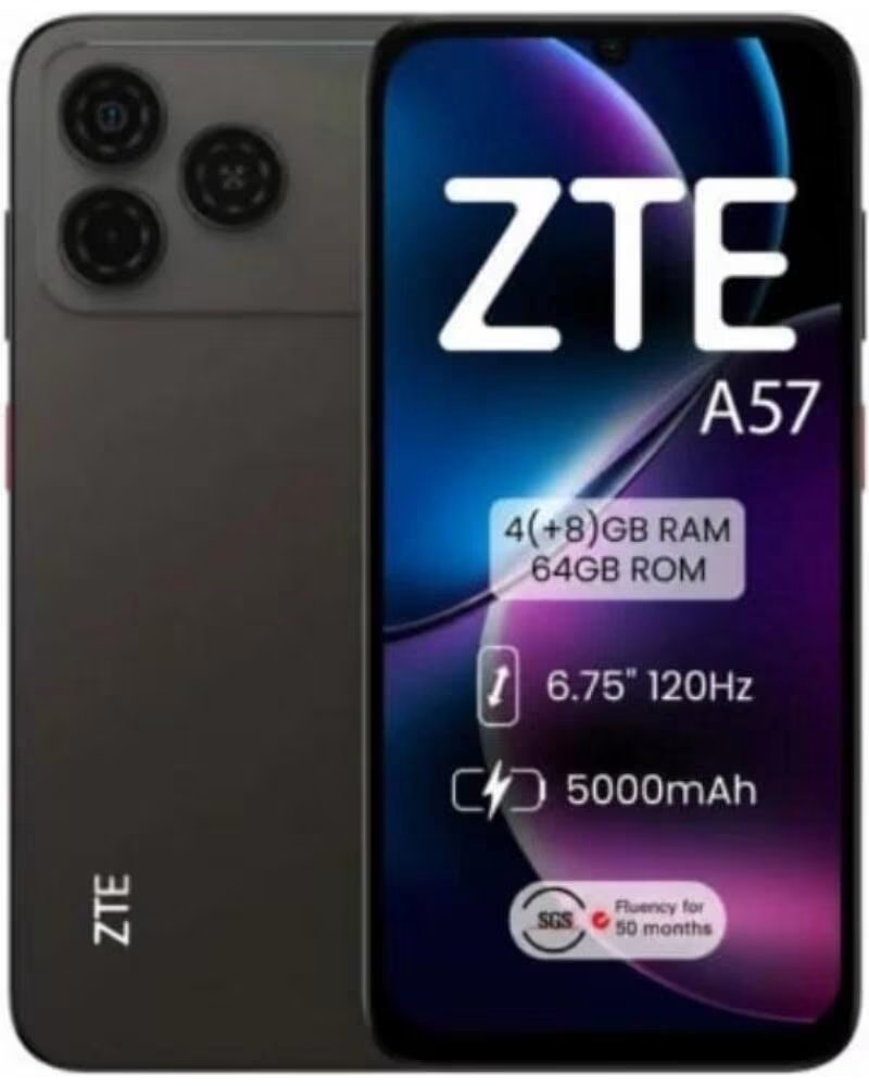 ZTE Smartphone A57 4GB- 64GB- 6 75- Negro
