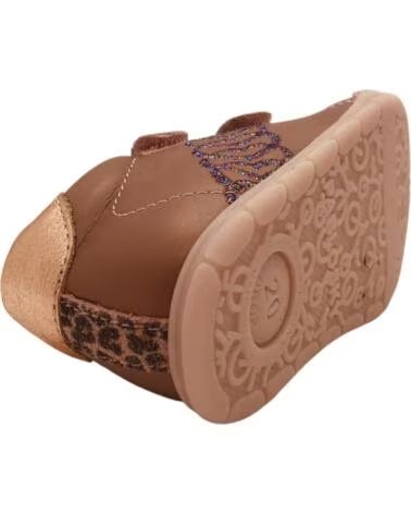 PABLOSKY Botines Ziggy Rosa en rosa para bebe ROSA DE PIEL CON CIERRE ADHERENTE ZIGGY 076470