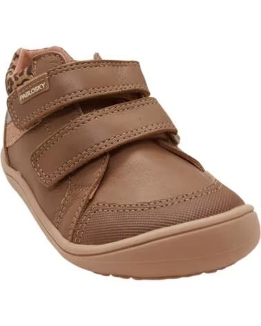PABLOSKY BOTA CASUAL BAREFOOT DUBAI 077730 ROSA EM PELE COM FECHO ADHERENTE