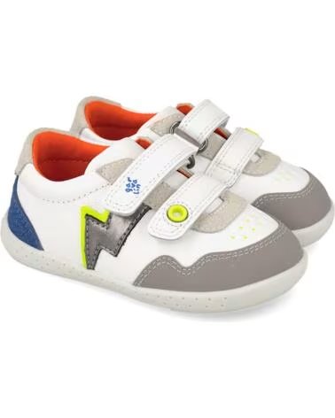 GARVALIN SAPATILHAS BAREFOOT PARA RAPAZ 261307 URBAN FLEXIBLES BLANCOB050