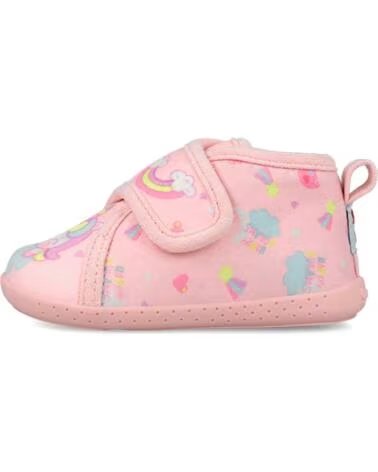 GARVALIN BASKETS FILLE BAREFOOT 261336 ARC-EN-CIEL ROSAA032