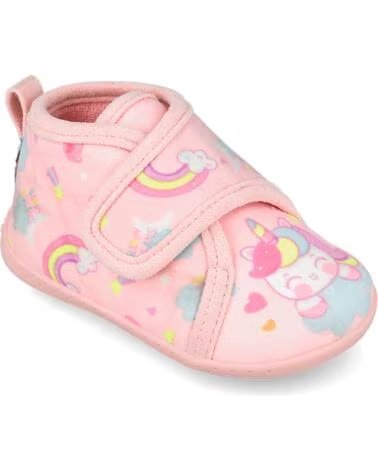 GARVALIN BASKETS FILLE BAREFOOT 261336 ARC-EN-CIEL ROSAA032