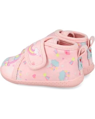 GARVALIN BASKETS FILLE BAREFOOT 261336 ARC-EN-CIEL ROSAA032