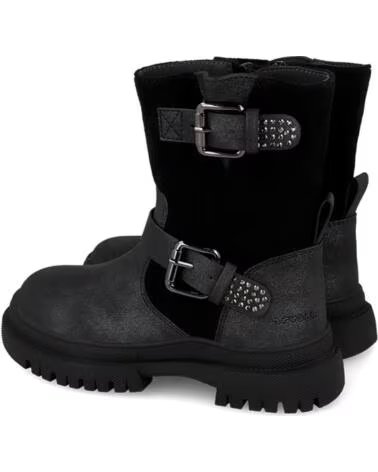 GARVALIN BOTAS PARA MENINA 261572 FIVELAS NEGROA054
