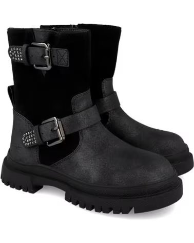 GARVALIN BOTAS PARA MENINA 261572 FIVELAS NEGROA054