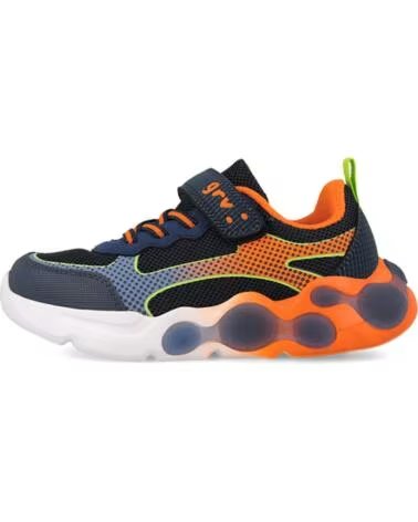 GARVALIN SCARPE SPORTIVE 261815B CON LUCI AZULNARANJAA056
