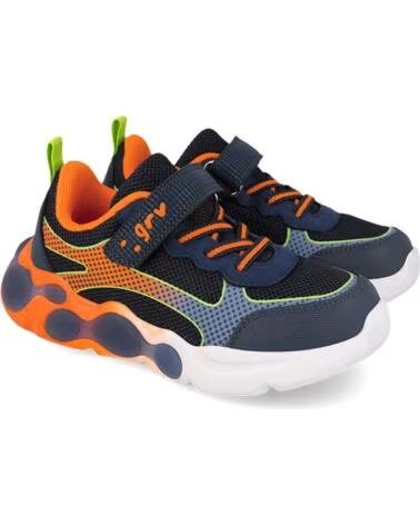GARVALIN SCARPE SPORTIVE 261815B CON LUCI AZULNARANJAA056