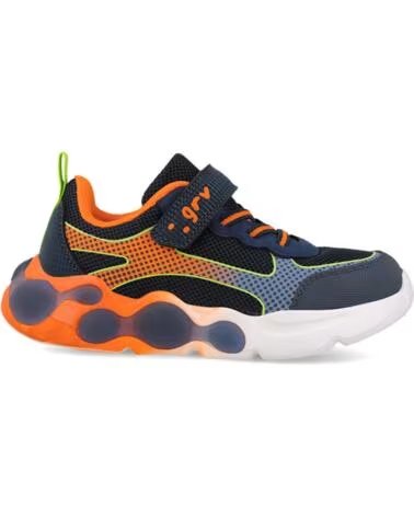 GARVALIN SCARPE SPORTIVE 261815B CON LUCI AZULNARANJAA056
