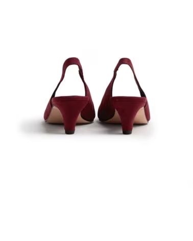 ESCARPINS SLINGBACK À TALON MTNG 54158 BORDEAUX ROJO