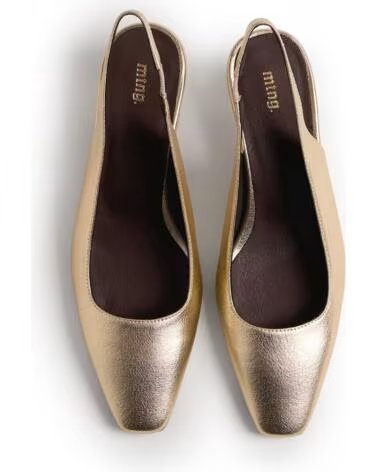 ESCARPINS SLINGBACK MTNG 54158 DORÉS GOLD