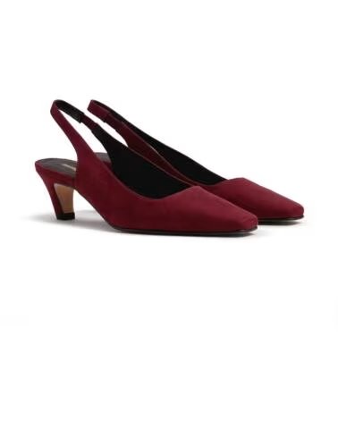 ESCARPINS SLINGBACK À TALON MTNG 54158 BORDEAUX ROJO