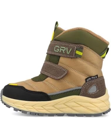 GARVALIN BOTTES IMPERMÉABLES POUR GARÇON 261845B TECHNIQUE MARRON MARRONB172