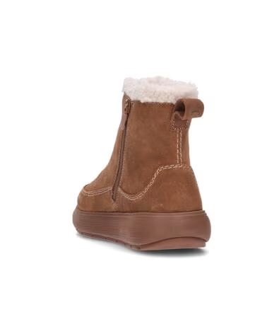 FITFLOP BOTTINES PLATES W IQ-COMFF SUEDE CUIR MARRON TERRACOTTATAN