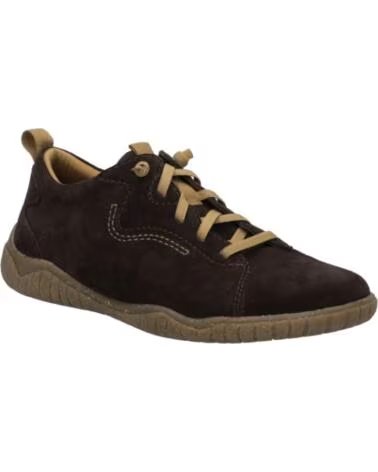 JOSEF SEIBEL WYNONA 01 NUBUCK MARRON CHAUSSURES