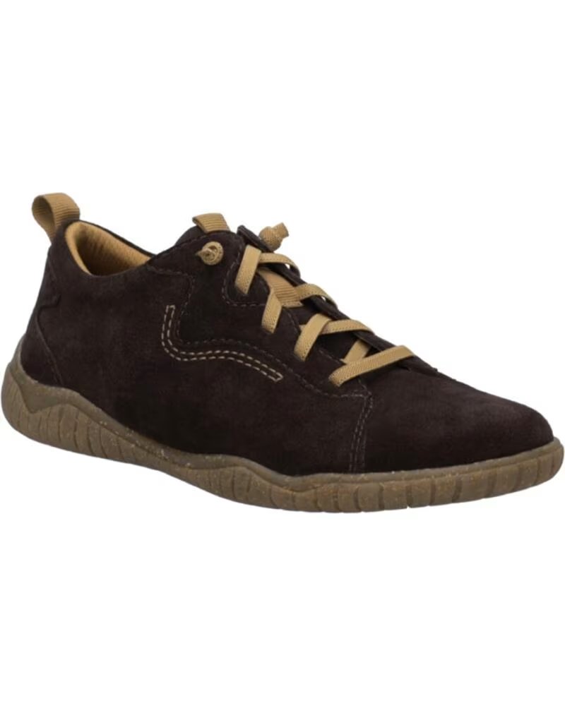 JOSEF SEIBEL WYNONA 01 NUBUCK MARRON CHAUSSURES