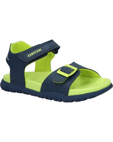 Sandálias de Menino GEOX J35HMA 000BC J SANDAL FUSBETTO C0749 NAVY-LIME