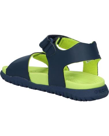 Sandálias de Menino GEOX J35HMA 000BC J SANDAL FUSBETTO C0749 NAVY-LIME