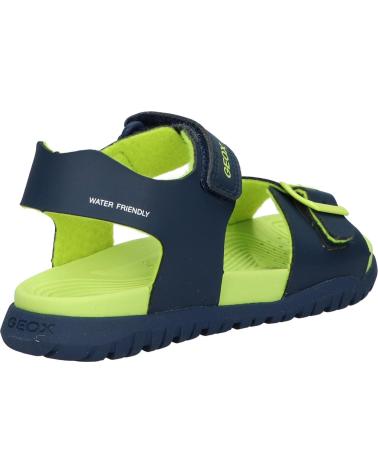 Sandálias de Menino GEOX J35HMA 000BC J SANDAL FUSBETTO C0749 NAVY-LIME