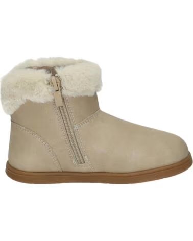 OSITO OSSH156008 KUNSTFELL-STIEFELETTEN MIT BÄREN- UND HERZDETAIL BEIGE