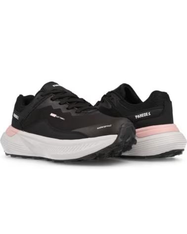 PAREDES SAPATILHA DE TREKKING MULHER LEZAUN PRETO NEGRO