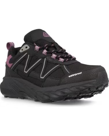 ZAPATILLA DE TREKKING WATERPROOF PARA MUJER PAREDES BEDAROA NEGRO