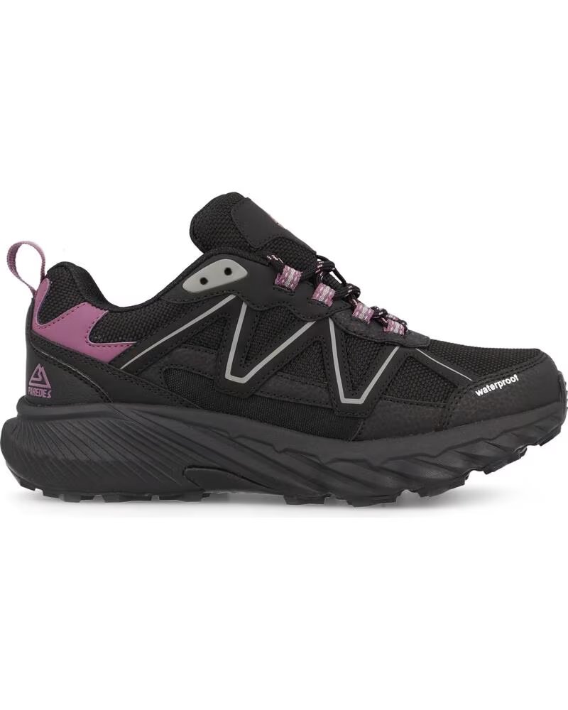 ZAPATILLA DE TREKKING WATERPROOF PARA MUJER PAREDES BEDAROA NEGRO